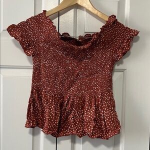 Women's Ruffle Sleeve Top